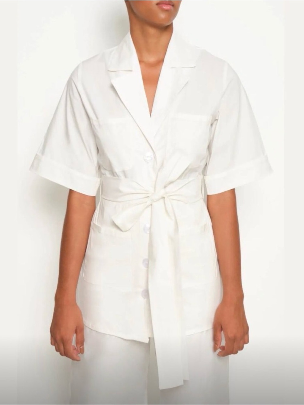 NWT the lulo project $350 harbor wrap tunic top Size Small